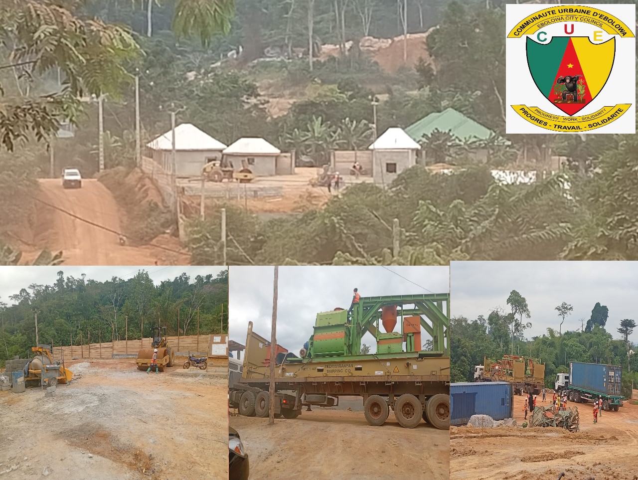 Au Cameroun/Sud : Ebolowa amorce son industrialisation avec une usine de fabrication de pavés